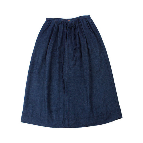 45rpm Indigo Flannel Skirt(~26)