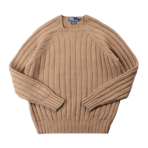 POLO &#039;Camelhair+LambsWool&#039; Handknit Sweater