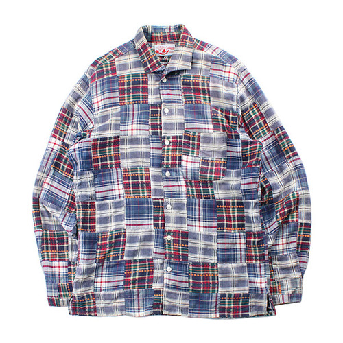 realmad HECTIC Patchwork Flannel Shirt
