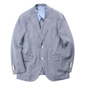 HILTON Fabric by COLOMBO &#039;Linen+Wool&#039; Seersucker Jacket