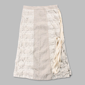 ARMEN Linen Wrap Skirt
