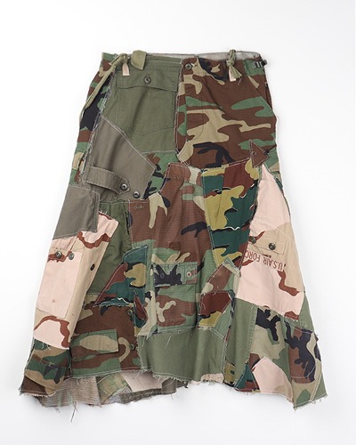 Military Patch Skirt