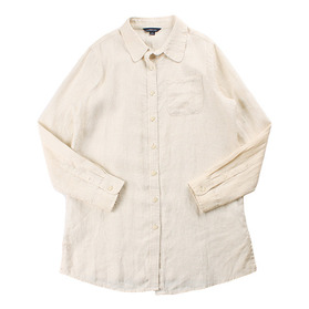 LAND&#039;S END Pure Linen Long Shirt